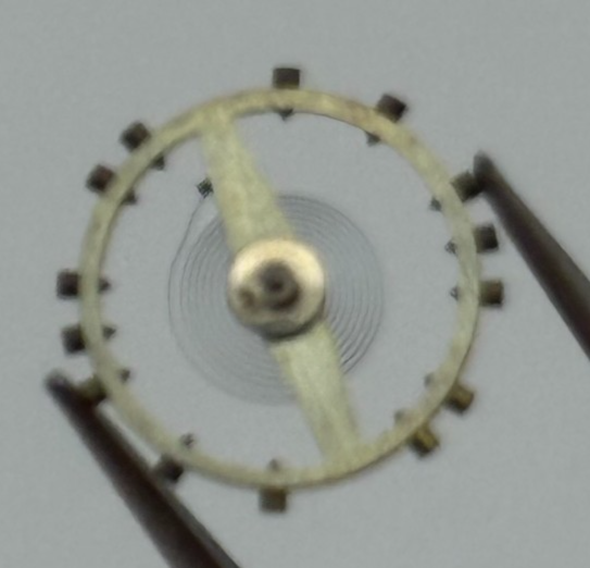 AS 984 Balance Wheel Complete And Spring 10 1/2''' 30 M Watch Movement Parts NOS