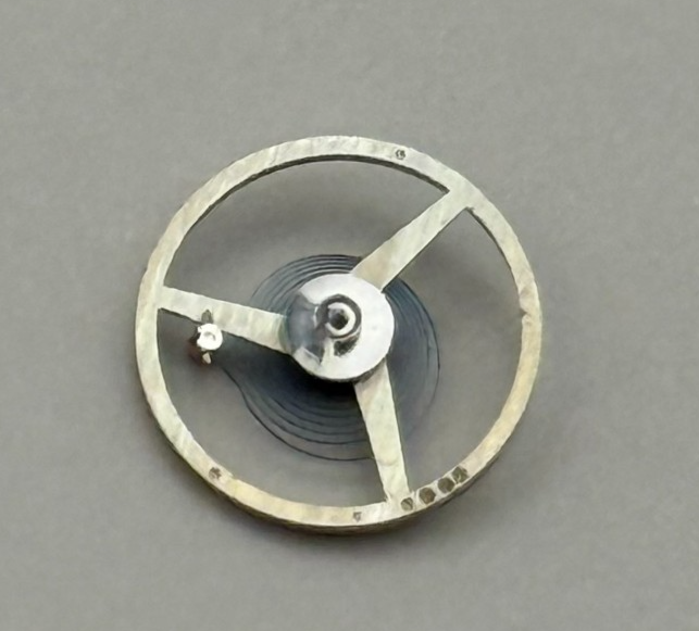 FHF 34-21 Balance Wheel Complete And Spring Inca 1640 M Watch Movement Parts NOS