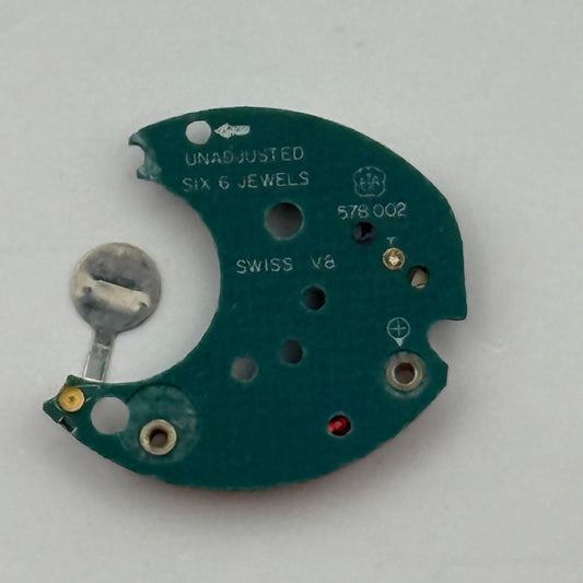 ETA ESA 578.002 Quartz Watch Movement Incomplete Swiss Ladies Vintage Parts