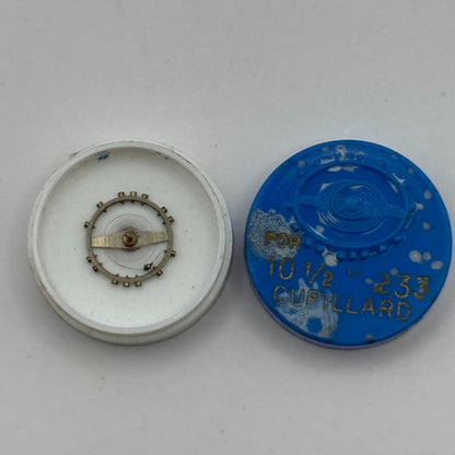 Cupillard 233 Balance Wheel Complete And Spring 10 1/2''' Watch Movement Parts