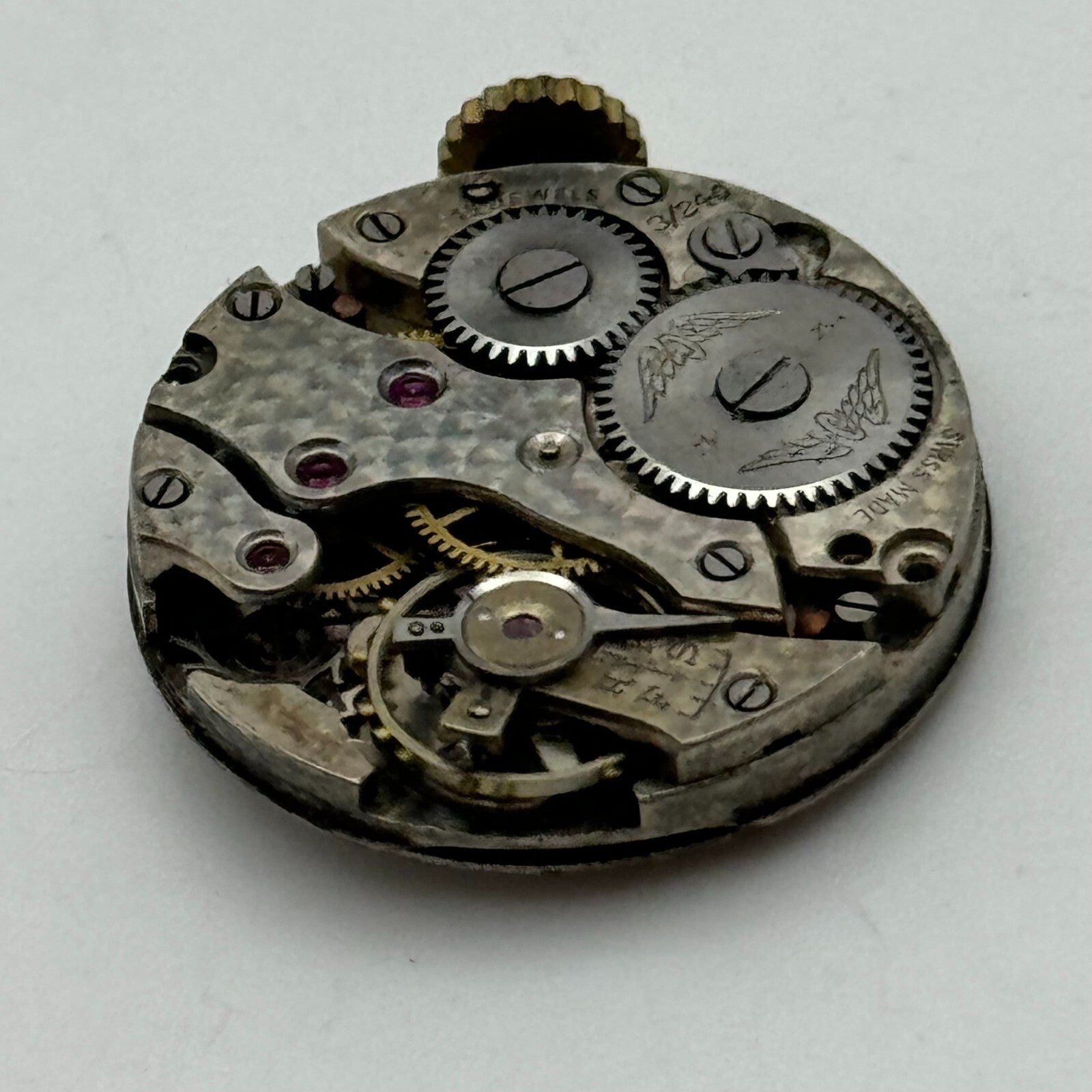 22mm Rotary 3/240 Balance Intact Manual Wind Watch Movement Swiss Vintage PARTS