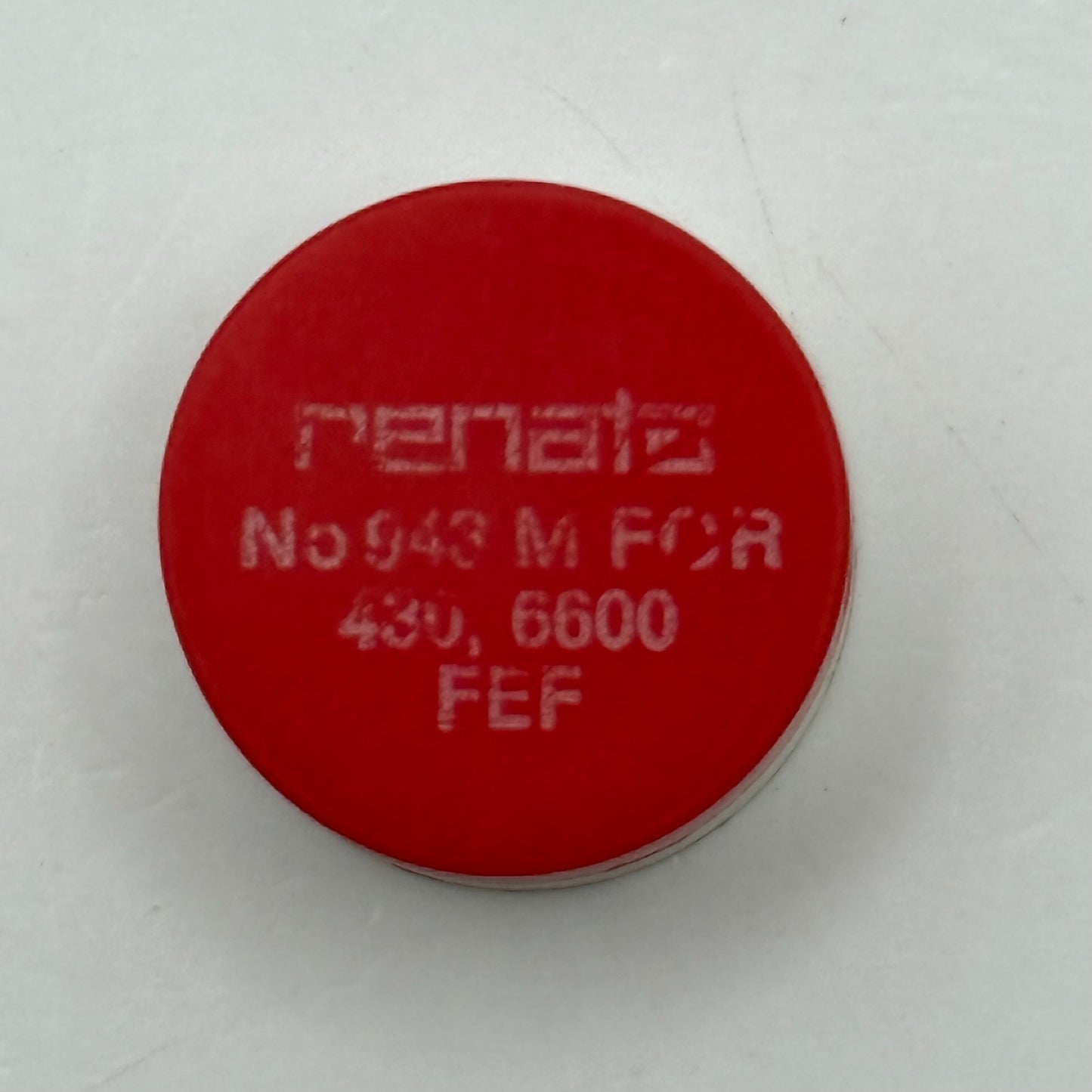 FEF 430 6600 Balance Wheel Complete And Spring 943 M Watch Movement Parts NOS