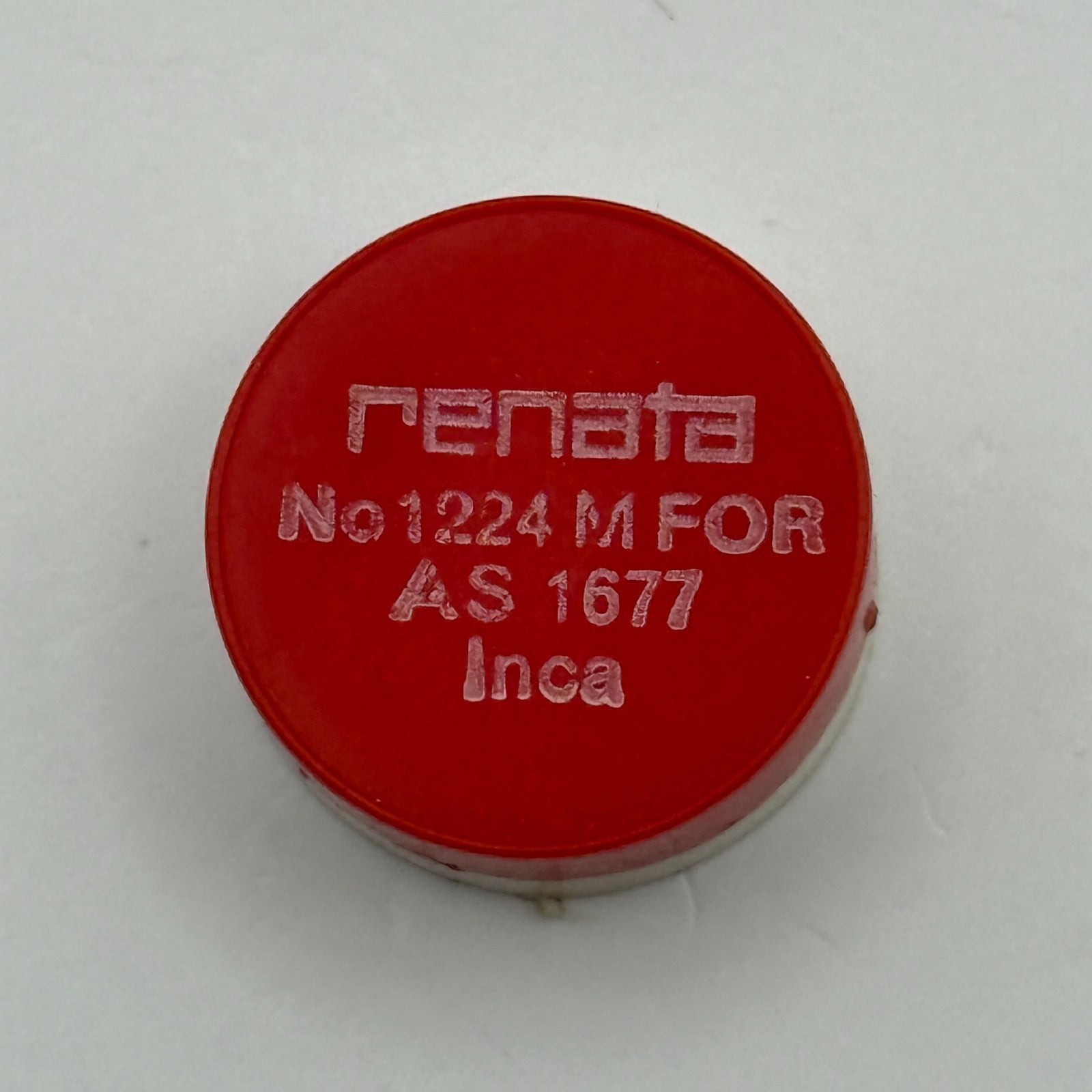 AS 1677 Balance Wheel Complete And Spring Inca 1224 M Watch Movement Parts NOS