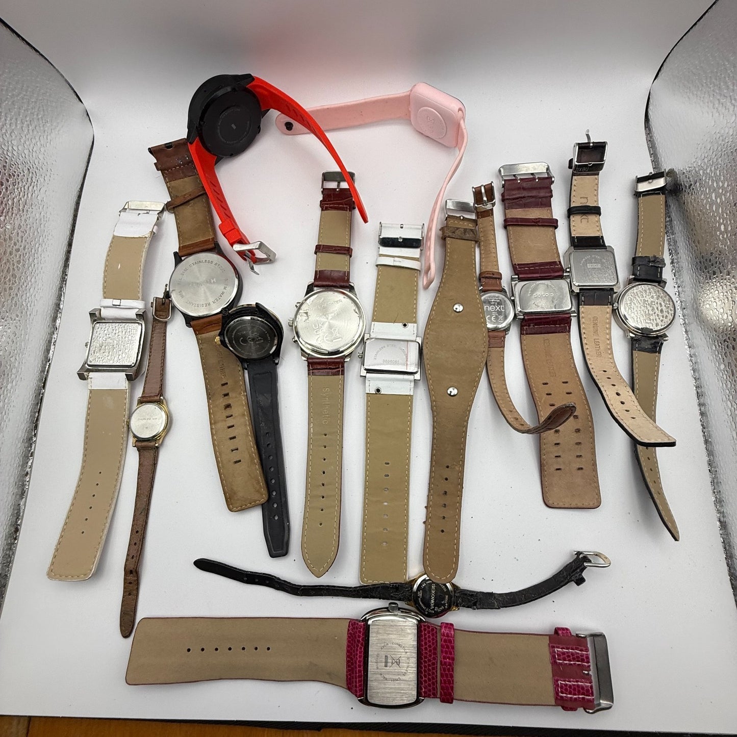 Bundle Of 15 Quartz Watches Job Lot Modern / Vintage Untested Parts / Repair