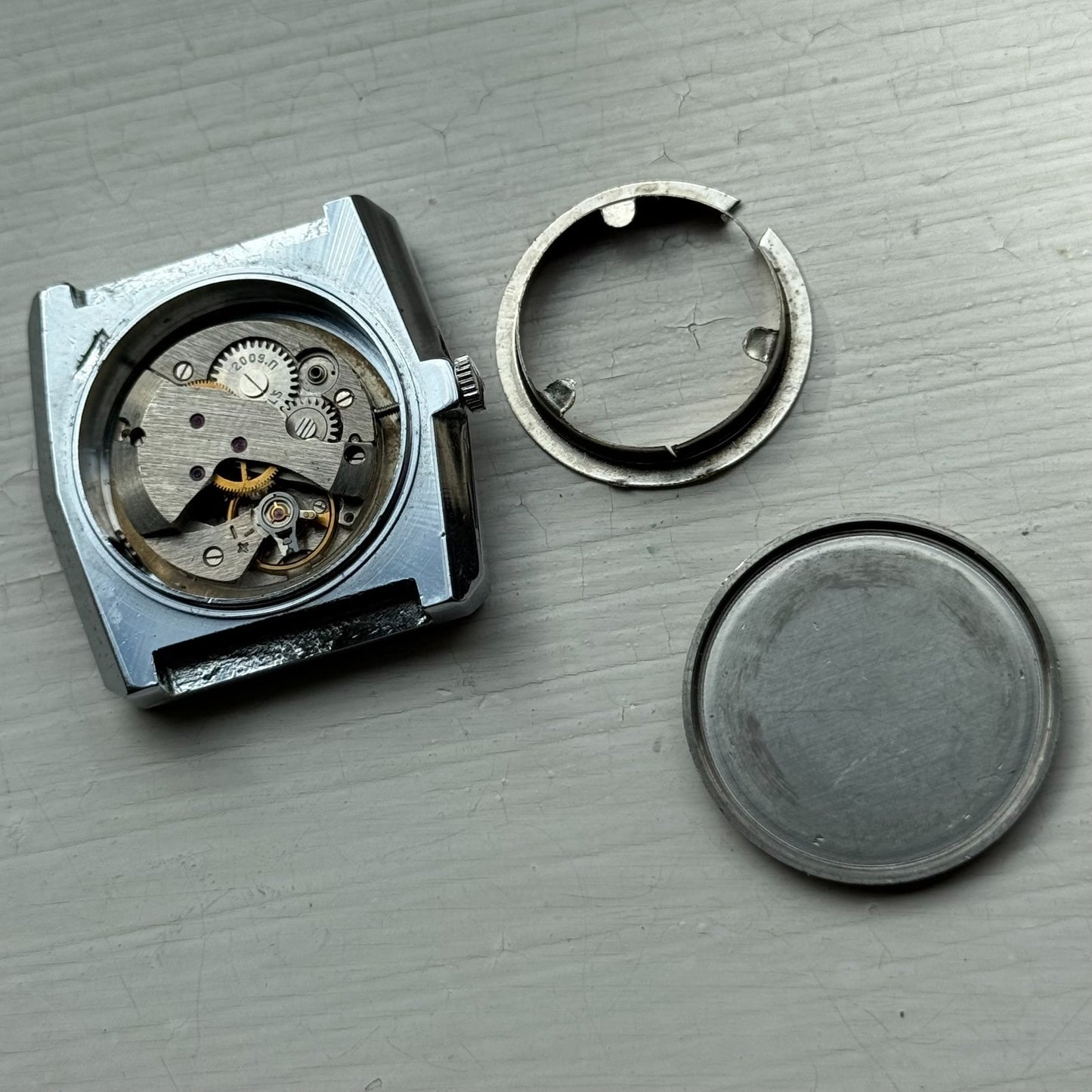 33mm Vintage Werax 17 Jewels 2009.n Shockproof Manual Wind Watch PARTS