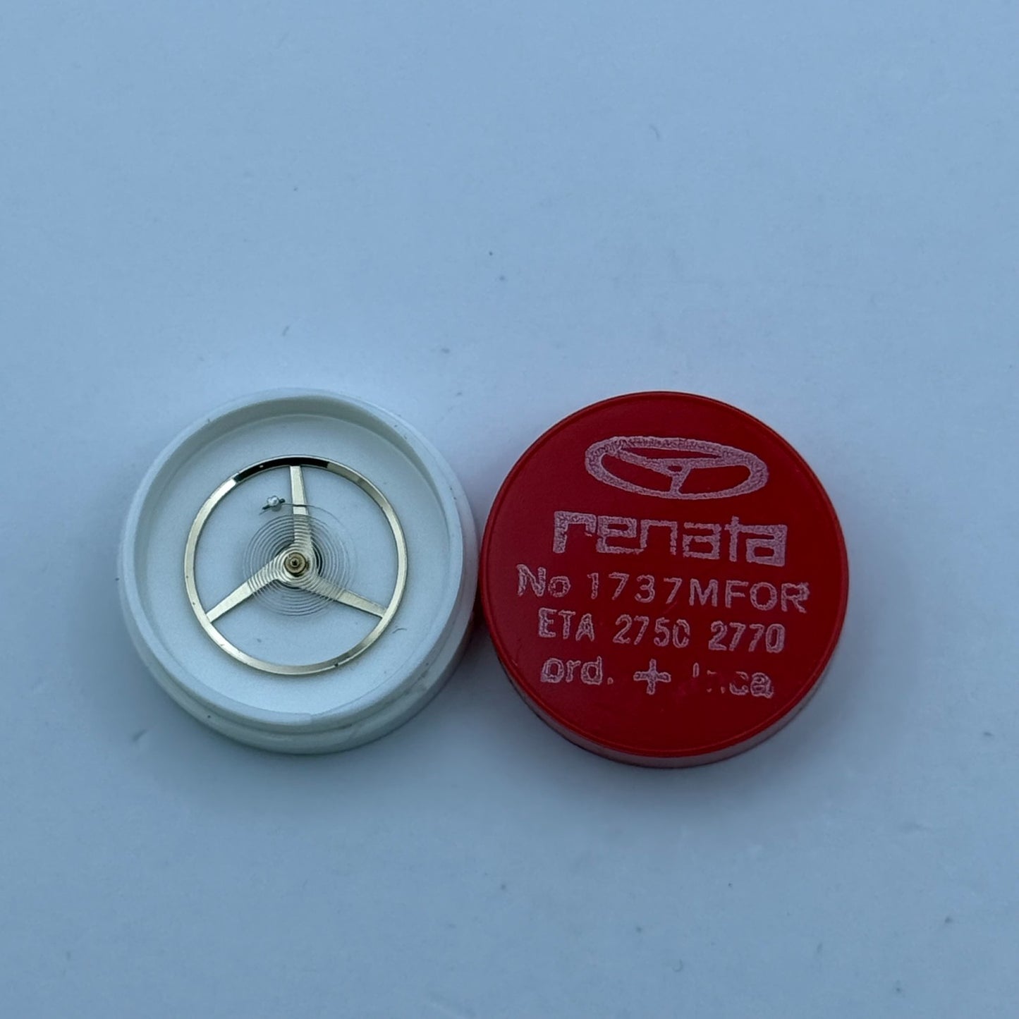 ETA 2750 2770 Balance Wheel Complete And Spring Ord + Inca  1737 M Watch Parts