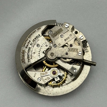 24.7mm Vintage Nivada Aquamatic 800 A3SY Automatic Bumper Watch Movement PARTS