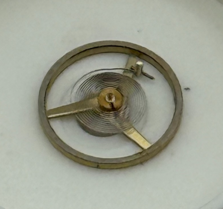 AS 976 1012 Balance Wheel Complete And Spring 5’’’ 1426 M Watch Movement Parts
