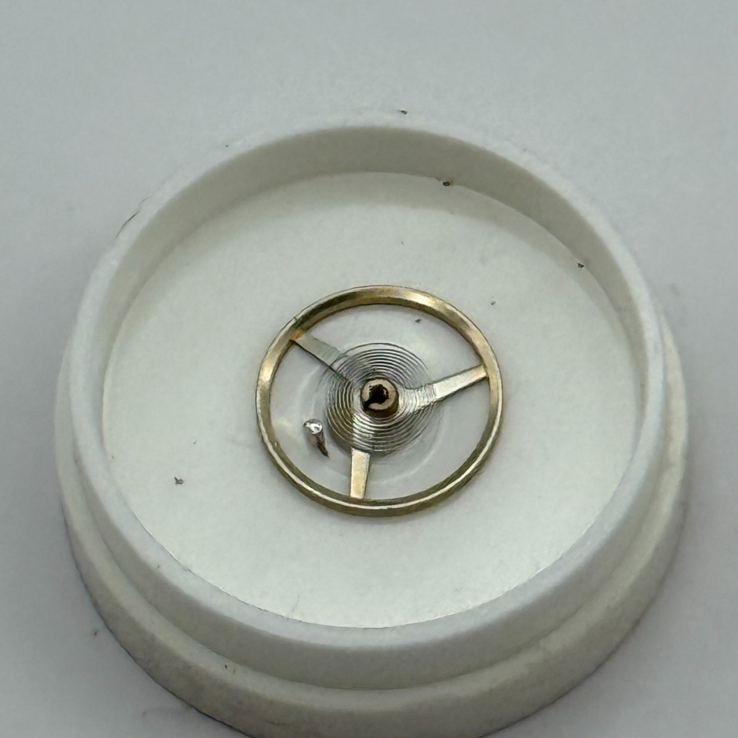 ETA 2487 Balance Wheel Complete And Spring Ord + Inca Watch Movement Parts 