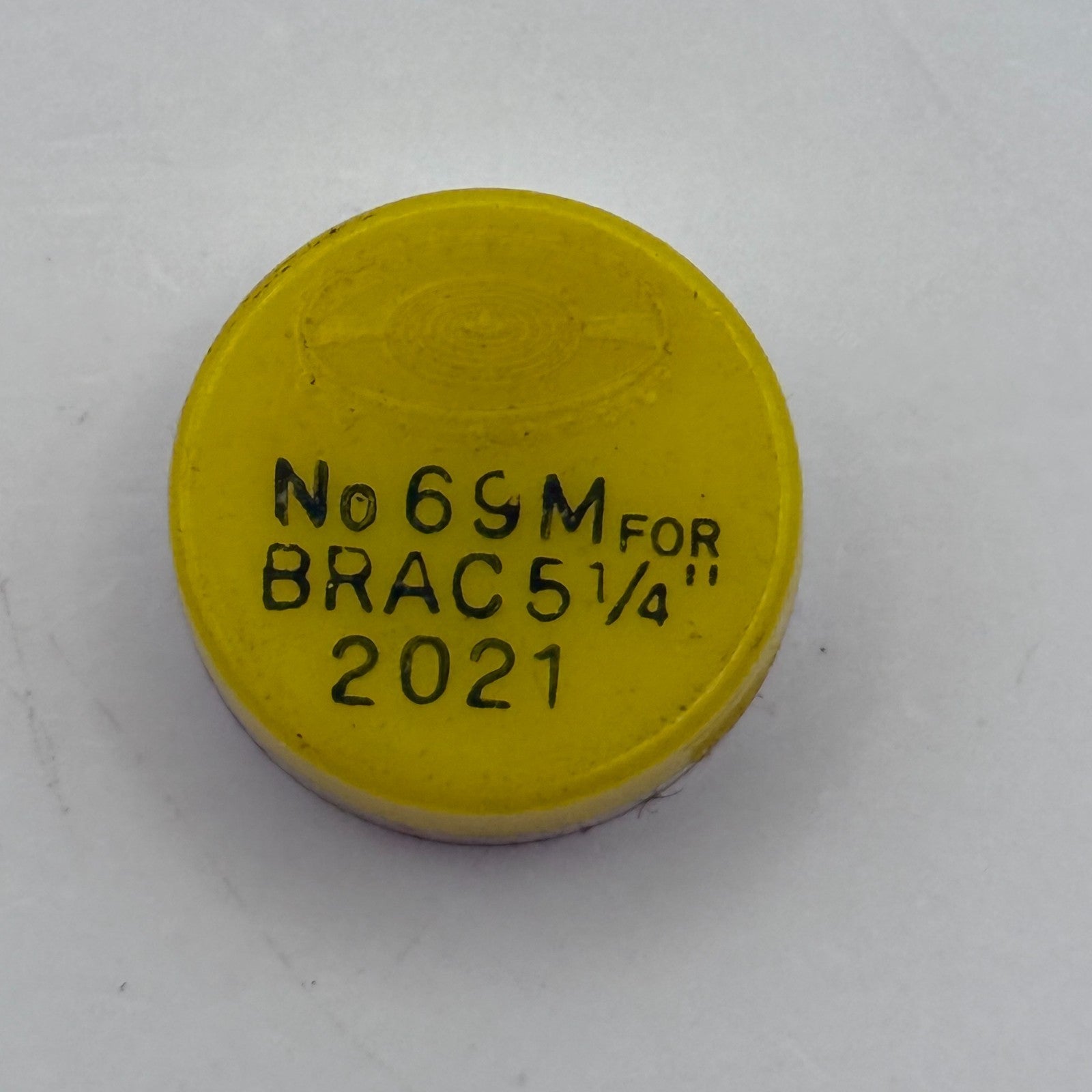 Brac 2021 Balance Wheel Complete And Spring  5¼’’’ 69 M Watch Movement Parts 