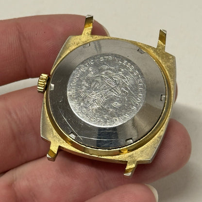 35mm Vintage Gents Aseikon 23 Colombo Style Day Date Watch Head TO RESTORE