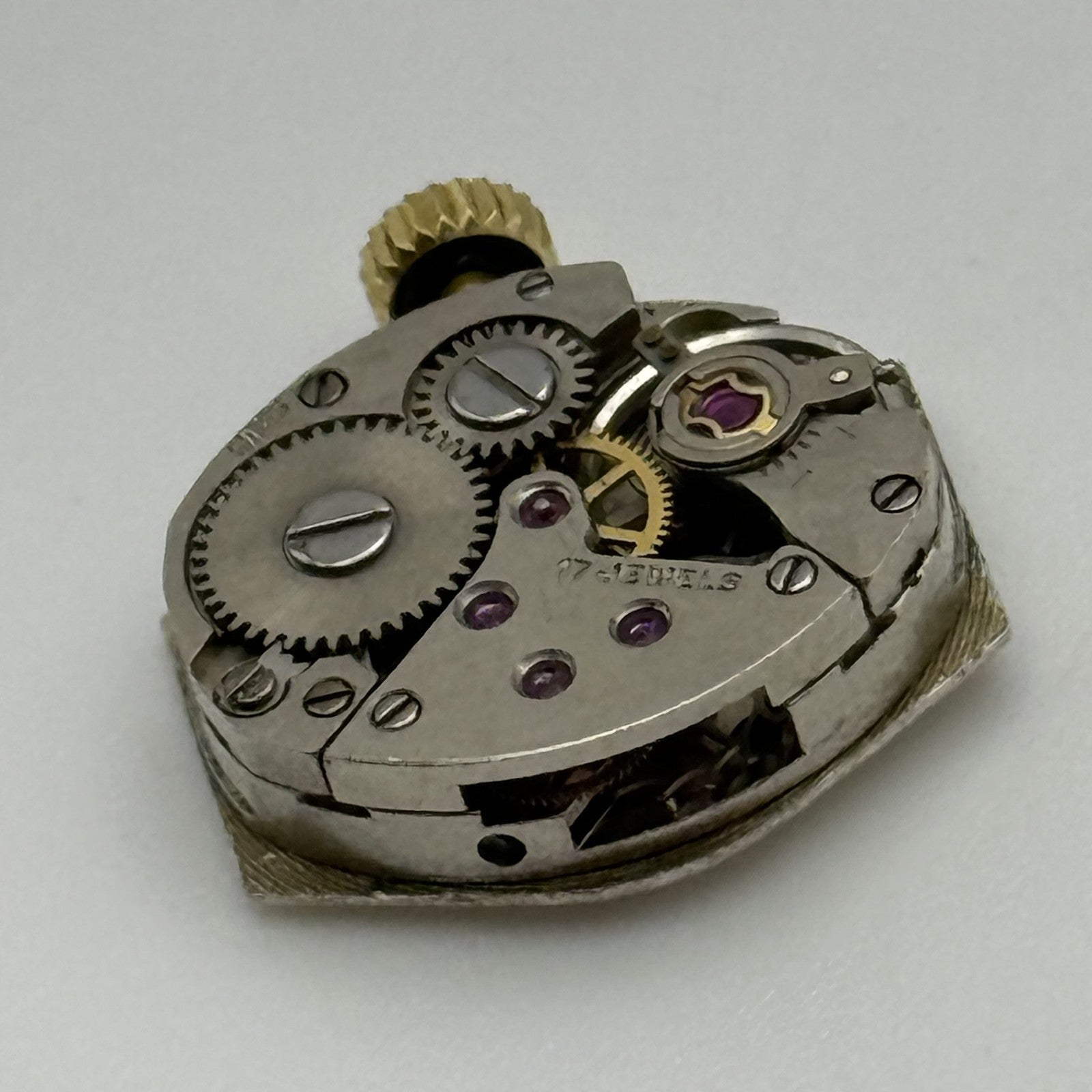 12.9mm Vintage Everite AS 1978-2 Manual Wind Swiss Watch Movement PARTS REPAIR