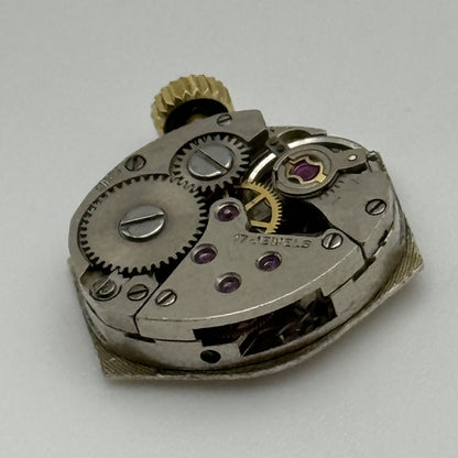 12.9mm Vintage Everite AS 1978-2 Manual Wind Swiss Watch Movement PARTS REPAIR