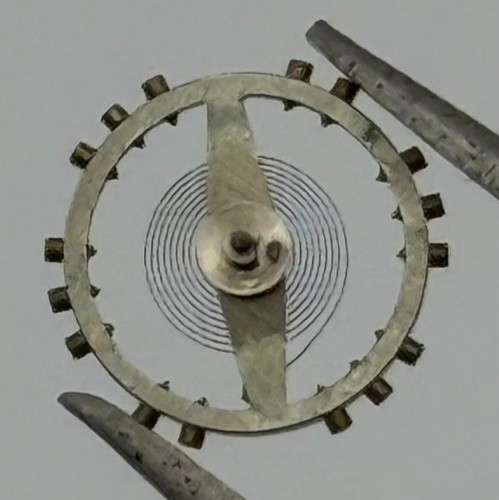 Felsa 4162 Balance Wheel Complete And Spring 1244 M Watch Movement Parts NOS