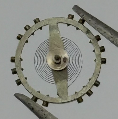 Felsa 4162 Balance Wheel Complete And Spring 1244 M Watch Movement Parts NOS