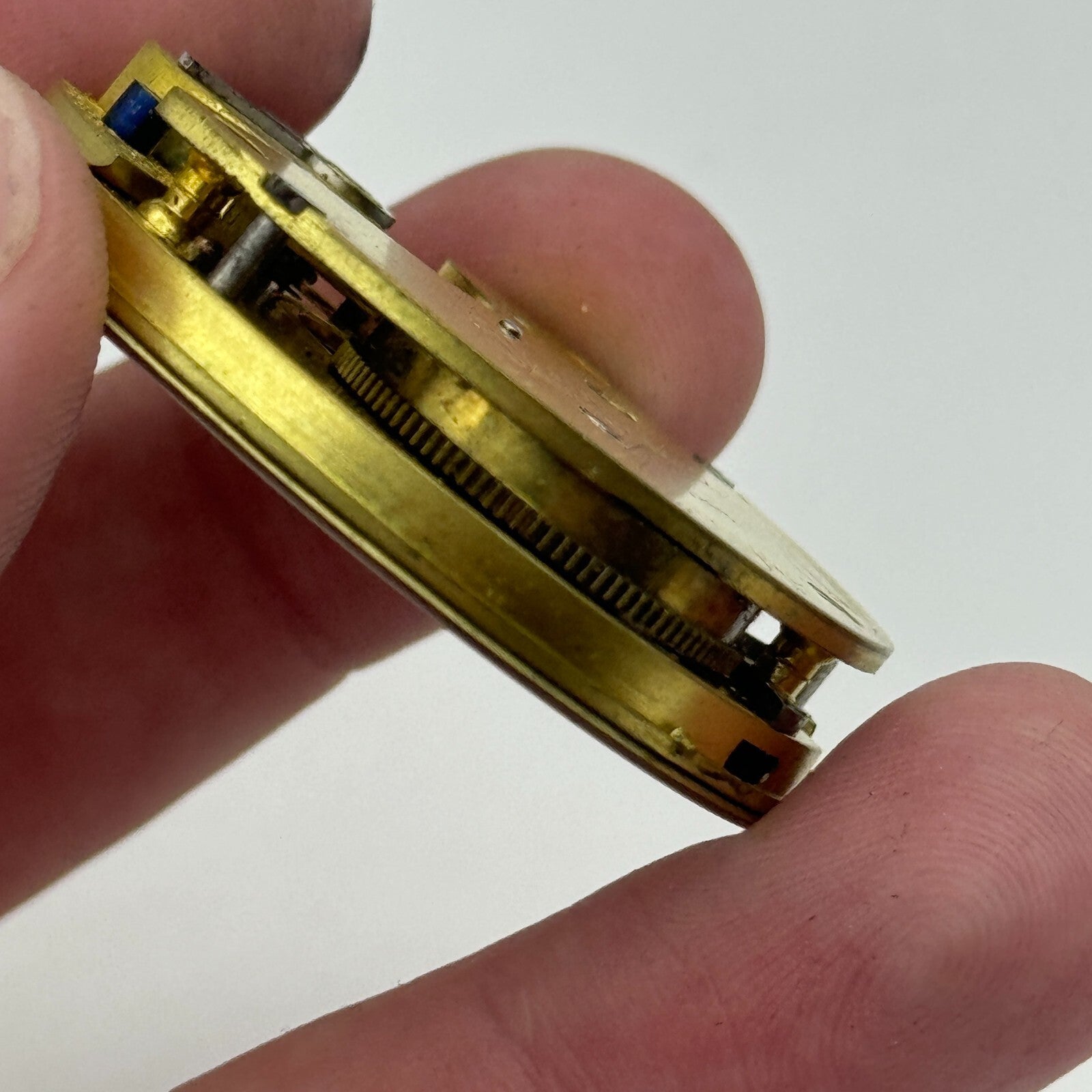 43.2mm Antique Thomas Peake London Quality Pocket Watch Movement PARTS REPAIR