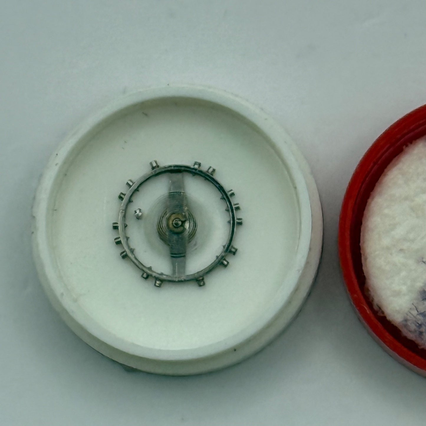 AV 41 Balance Wheel Complete And Spring 5 1/4''' 55 M Watch Movement Parts NOS