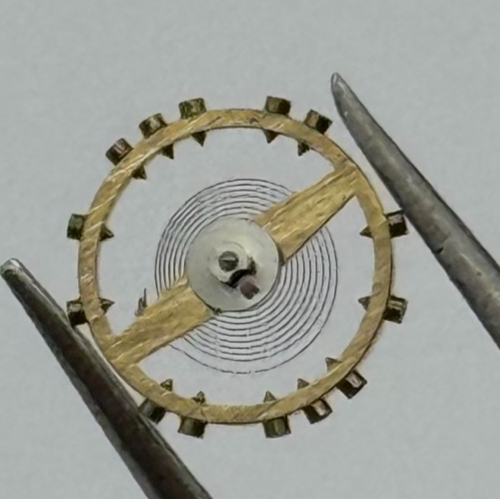 AS 1001 Balance Complete 7¾''' Renata 610 M Watch Movement Parts Vintage NOS