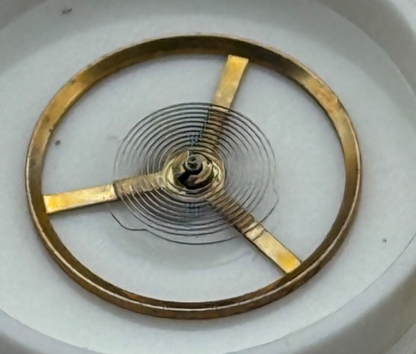 Smith 603 Elite Balance Wheel Complete And Spring  10 1/2 Watch Movement Parts 