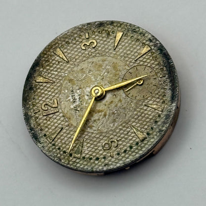 Helvetia 82C Watch Movement Manual Wind Vintage Swiss 17 Jewels Parts 23.1mm