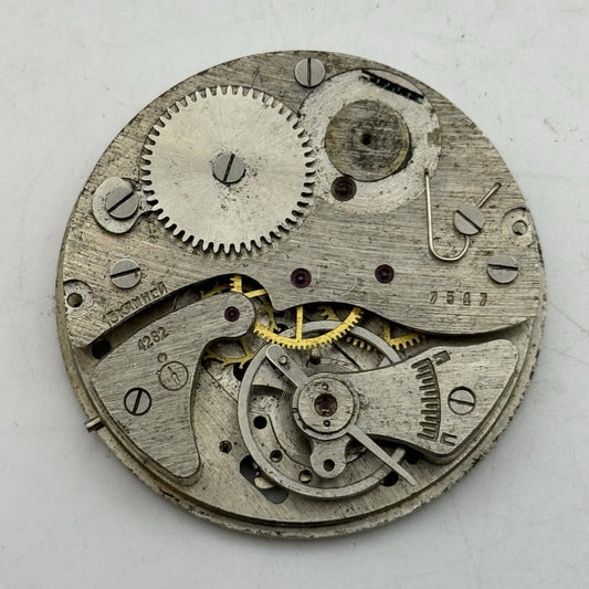 43.2mm Manual Wind Soviet Stop Watch Pocket Watch Movement FOR PARTS Restore