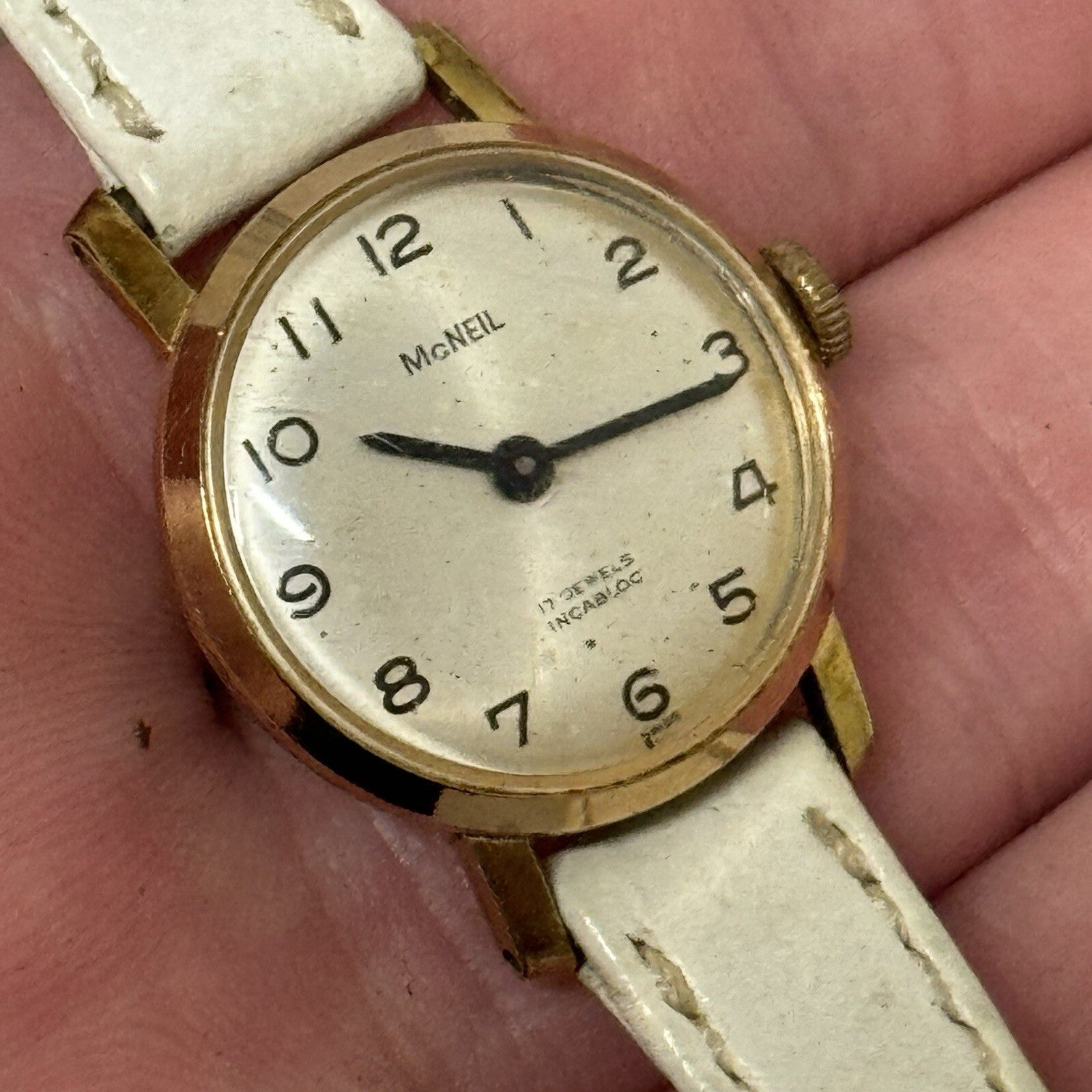 21mm Ladies Manual Wind McNeil Unsure Of Calibre Watch NON WORKING