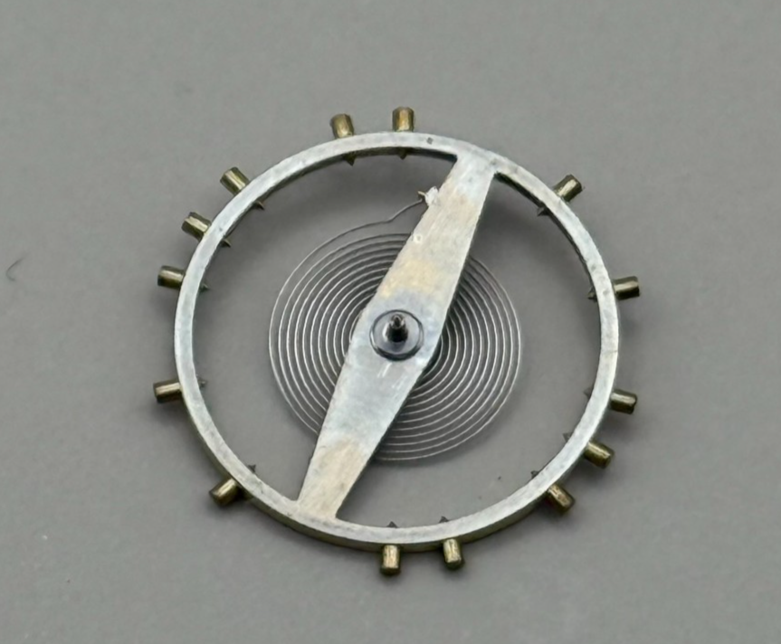 Felsa 140 Balance Wheel Complete And Spring  16’’’ 179 Watch Movement Parts NOS