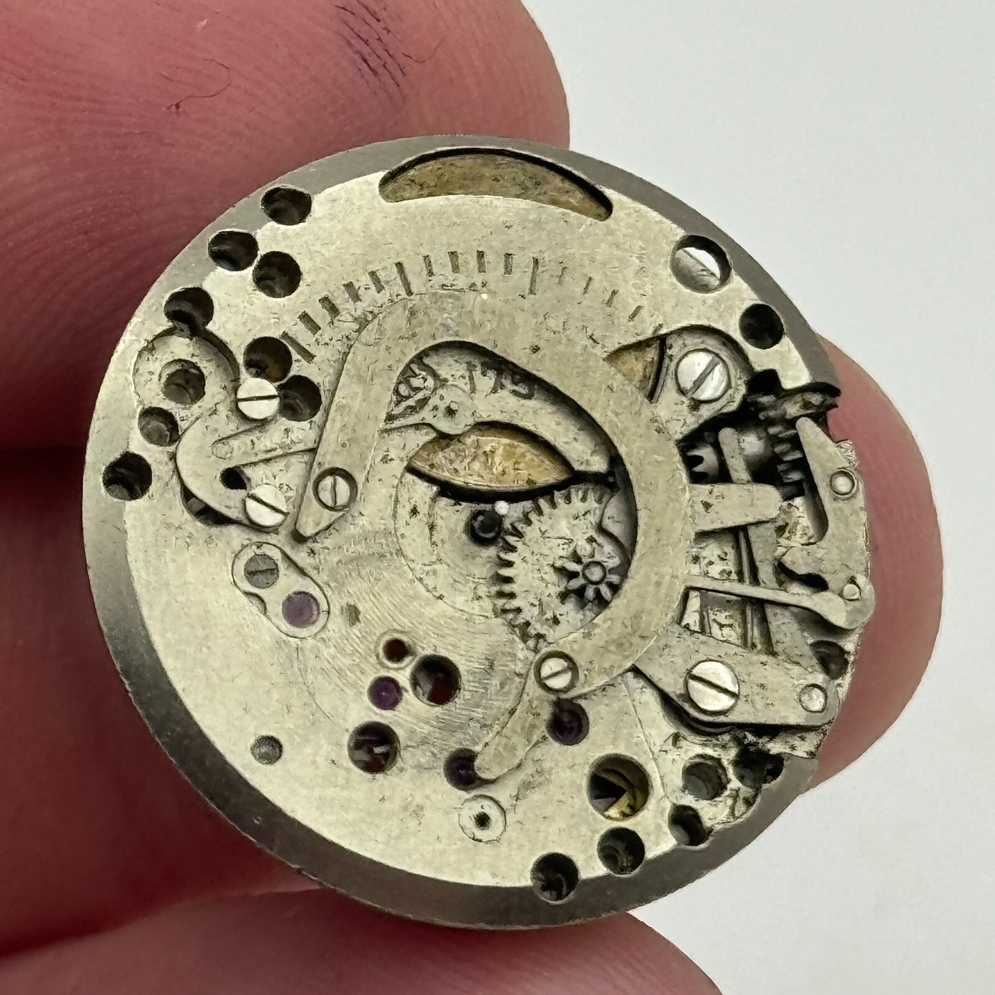 23.4mm FHF 175 Swiss Manual Wind 15 Jewels Watch Movement PARTS REPAIR SPARES