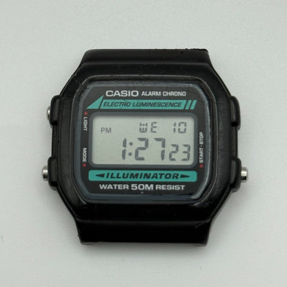 Casio W-86  Quartz Watch Alarm Chrono Illuminator Thailand 37mm PARTS REPAIR