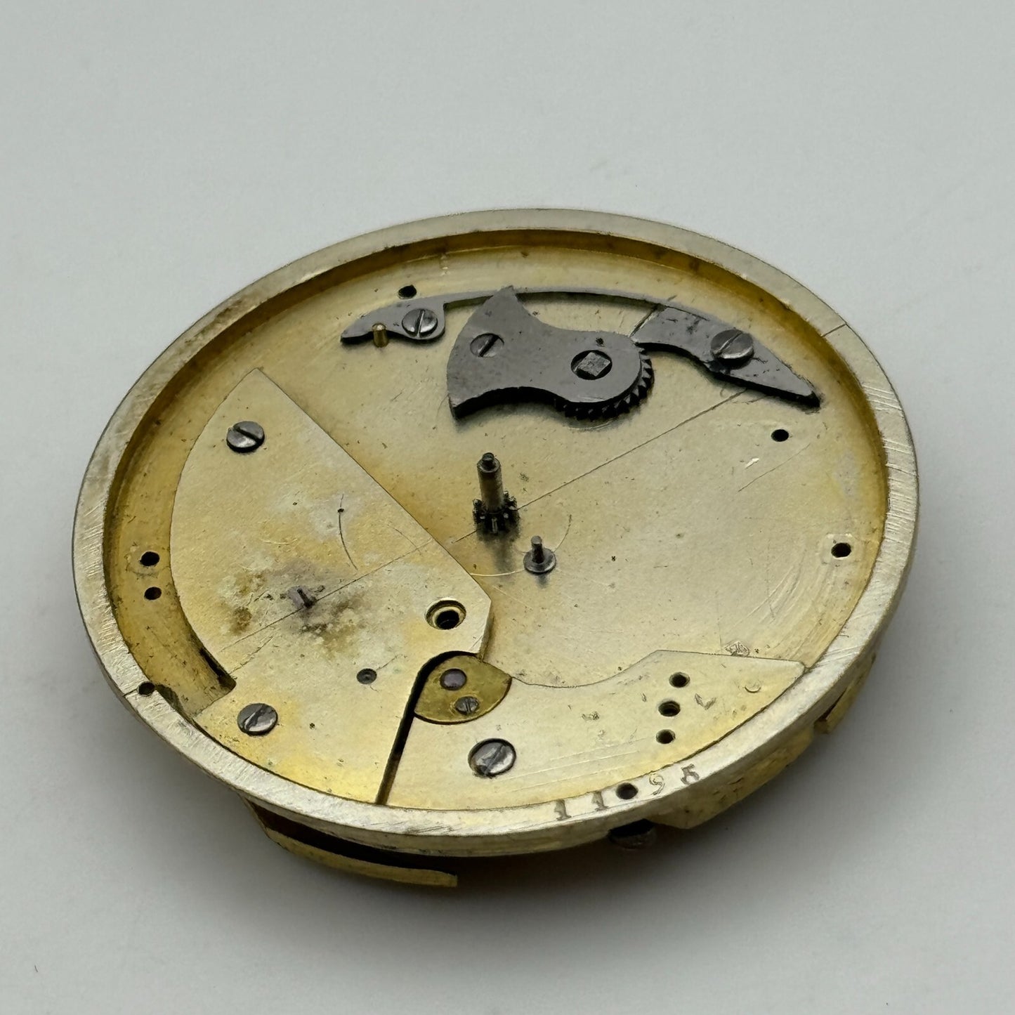 40.9mm Antique Unique Interesting Pattern Key Wound Pocket Watch Movement PARTS
