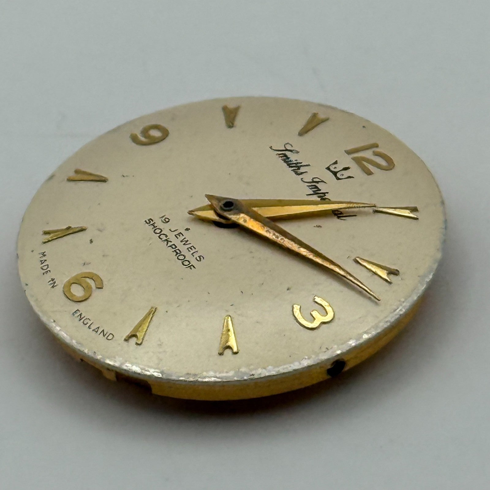 Smiths Imperial Cal 0104 Watch Movement Manual Wind Vintage Parts Repair 27.2mm