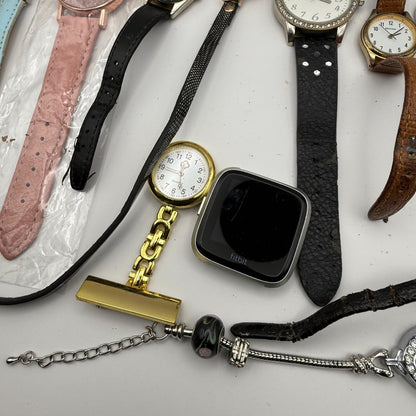 Bundle Of 16 Quartz Watches Job Lot Modern / Vintage Untested Parts / Repair