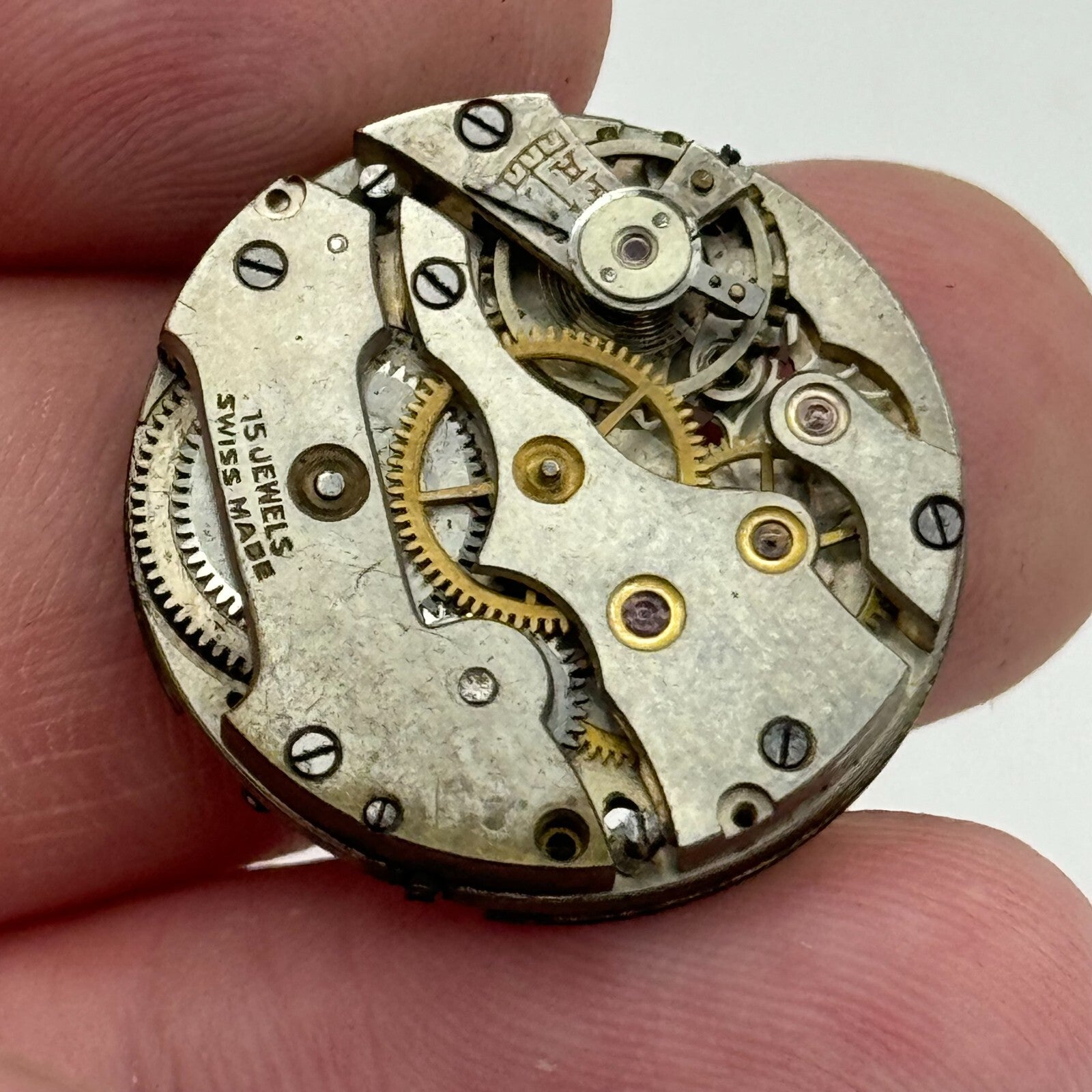 23.6mm High Grade MST Balance Ok Swiss Manual Wind 15 Jewel Watch Movement PARTS