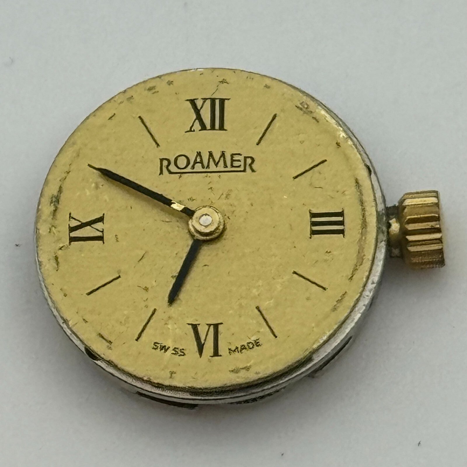 15.5mm Ladies Roamer MST 468 Manual Wind Swiss Watch Movement Vintage FOR PARTS