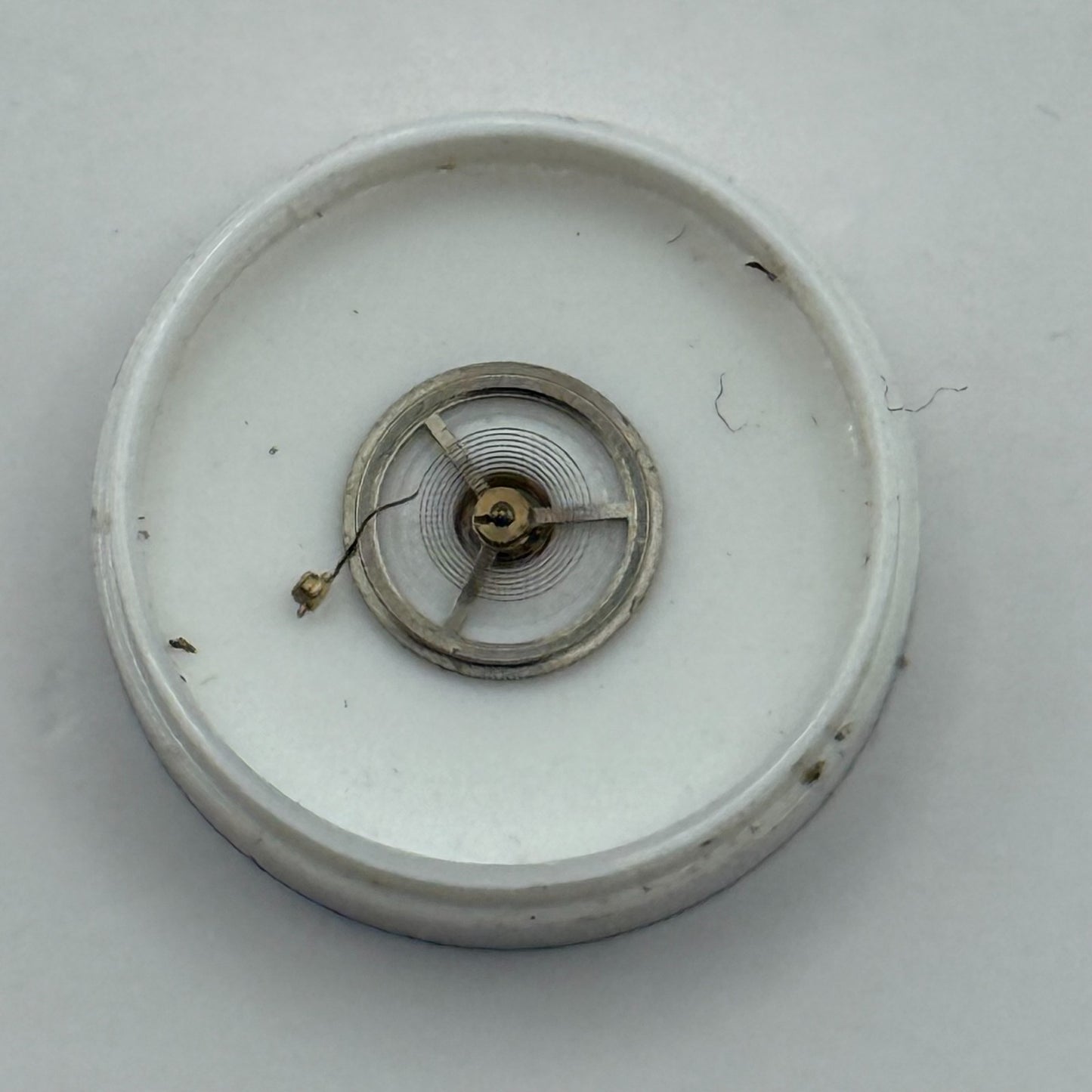 EB 1225 Balance Wheel Complete And Spring 5 1/4’’’ PL 112 Watch Movement Parts 