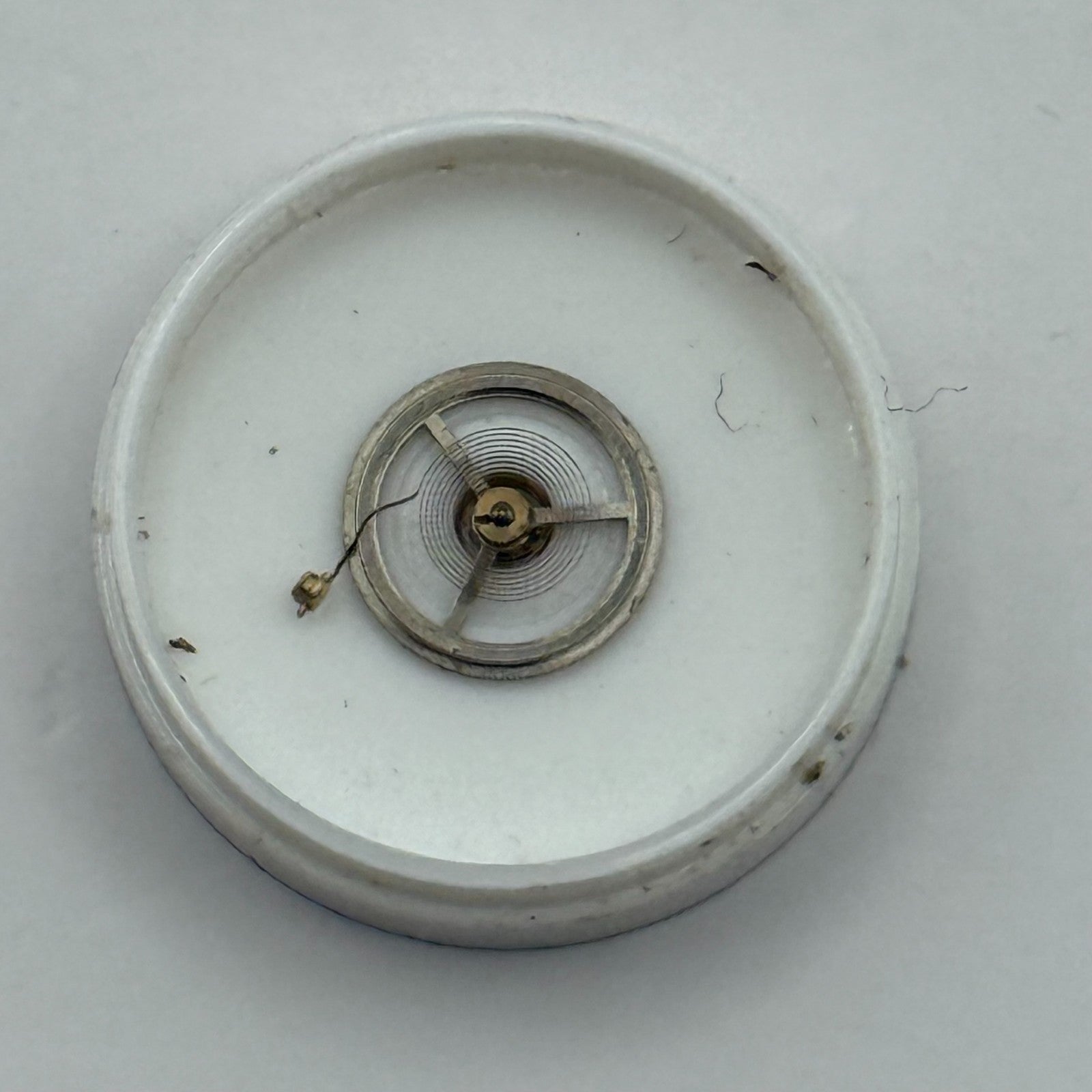 EB 1225 Balance Wheel Complete And Spring 5 1/4’’’ PL 112 Watch Movement Parts 