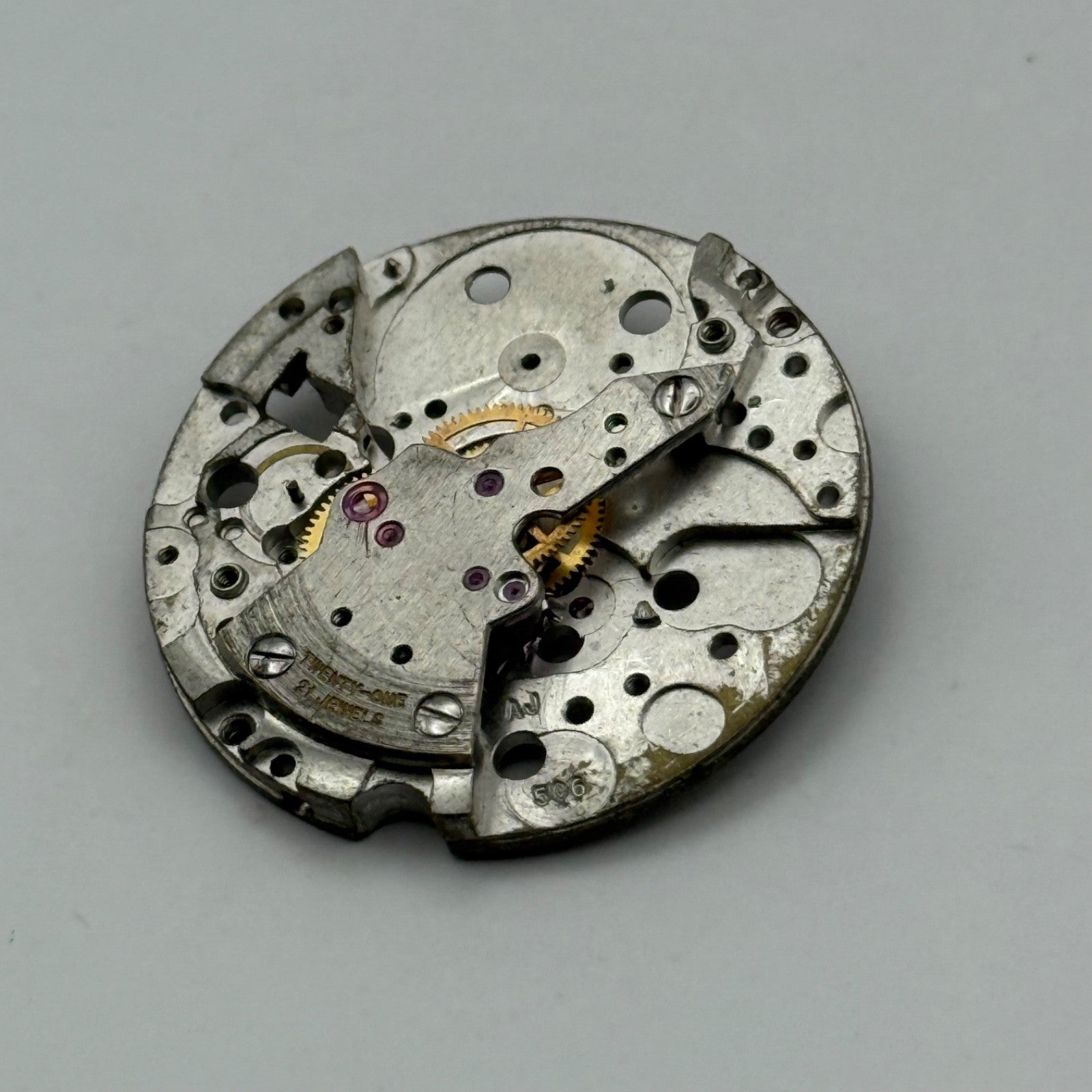 Longines 506 Watch Movement Automatic Incomplete Vintage Swiss Parts 25.9mm