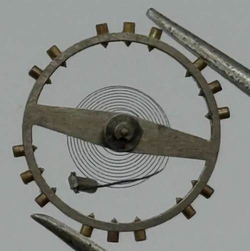 Felsa 690 Balance Wheel Complete And Spring Inca 188 M Watch Movement Parts