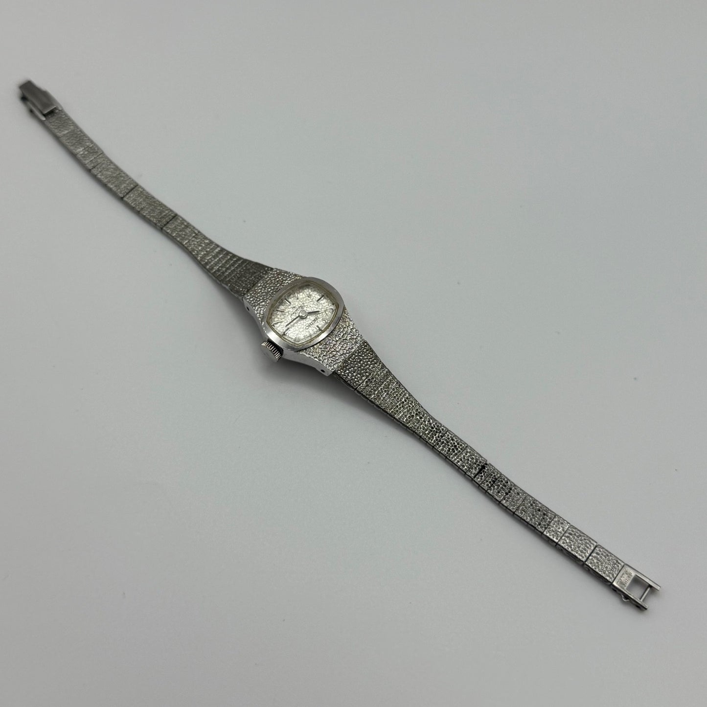 Vintage Seiko Rainbow Watch Mechanical Japan Ladies 11-3430 Stainless Working