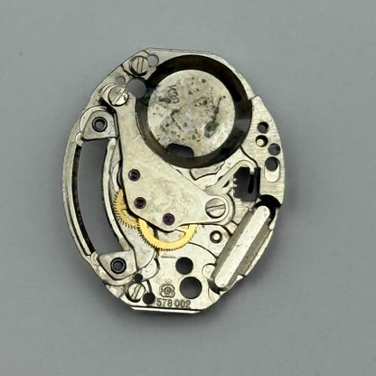 ETA ESA 578.002 Quartz Watch Movement Incomplete Swiss Ladies Vintage Parts