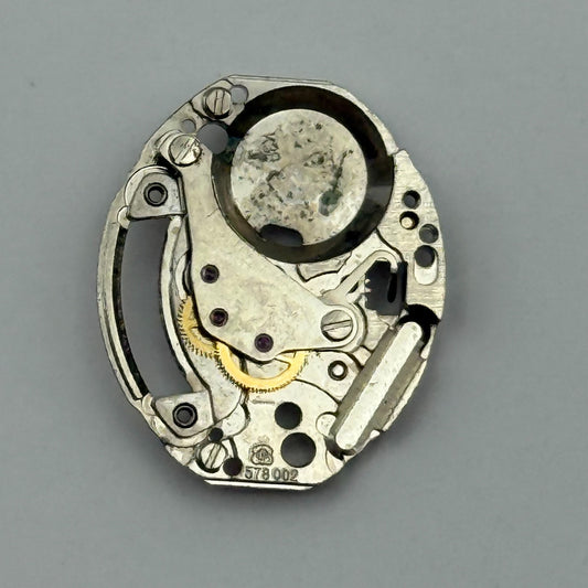 ETA ESA 578.002 Quartz Watch Movement Incomplete Swiss Ladies Vintage Parts
