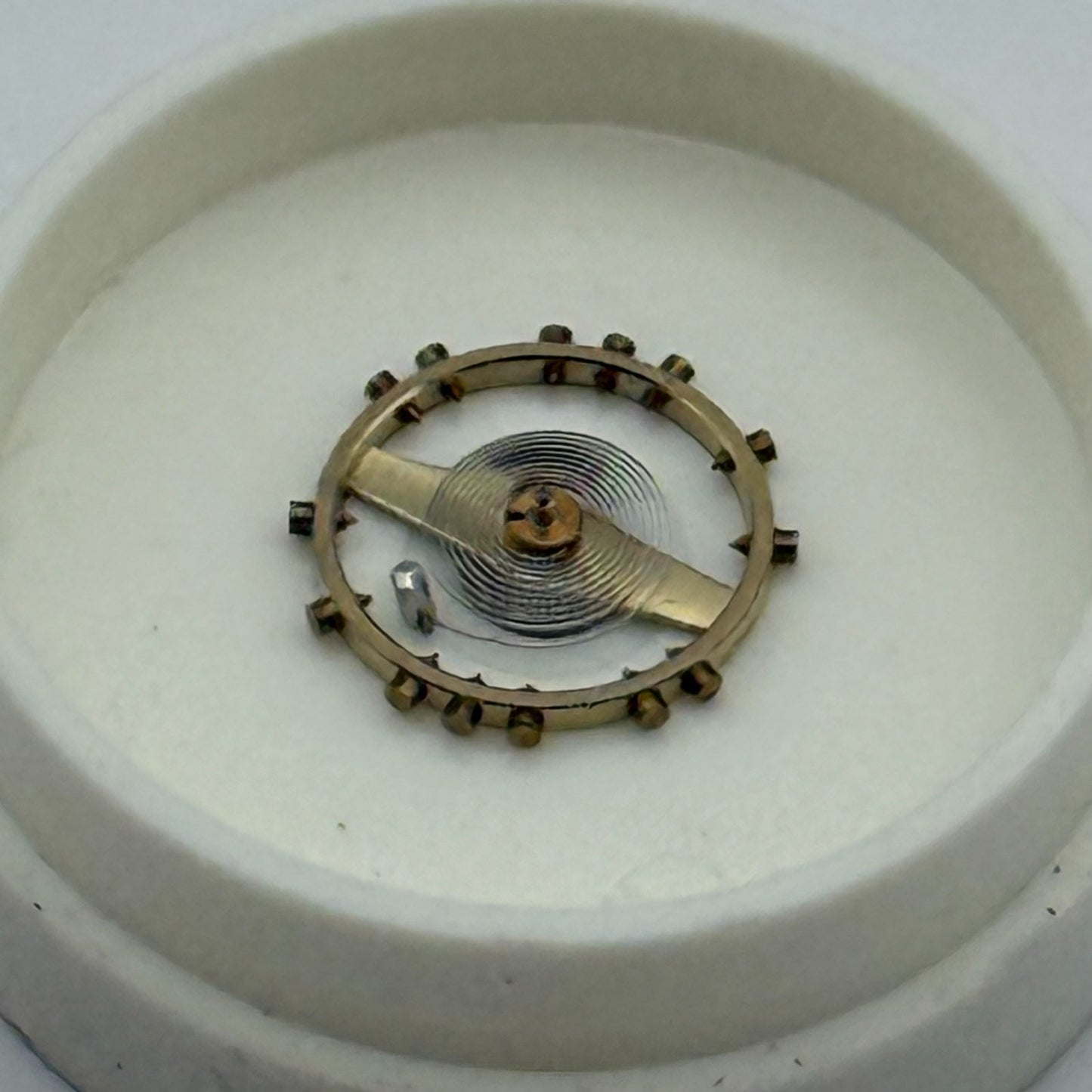 Peseux 120 Balance Wheel Complete And Spring 5¼’’’ 276 M Watch Movement Parts 