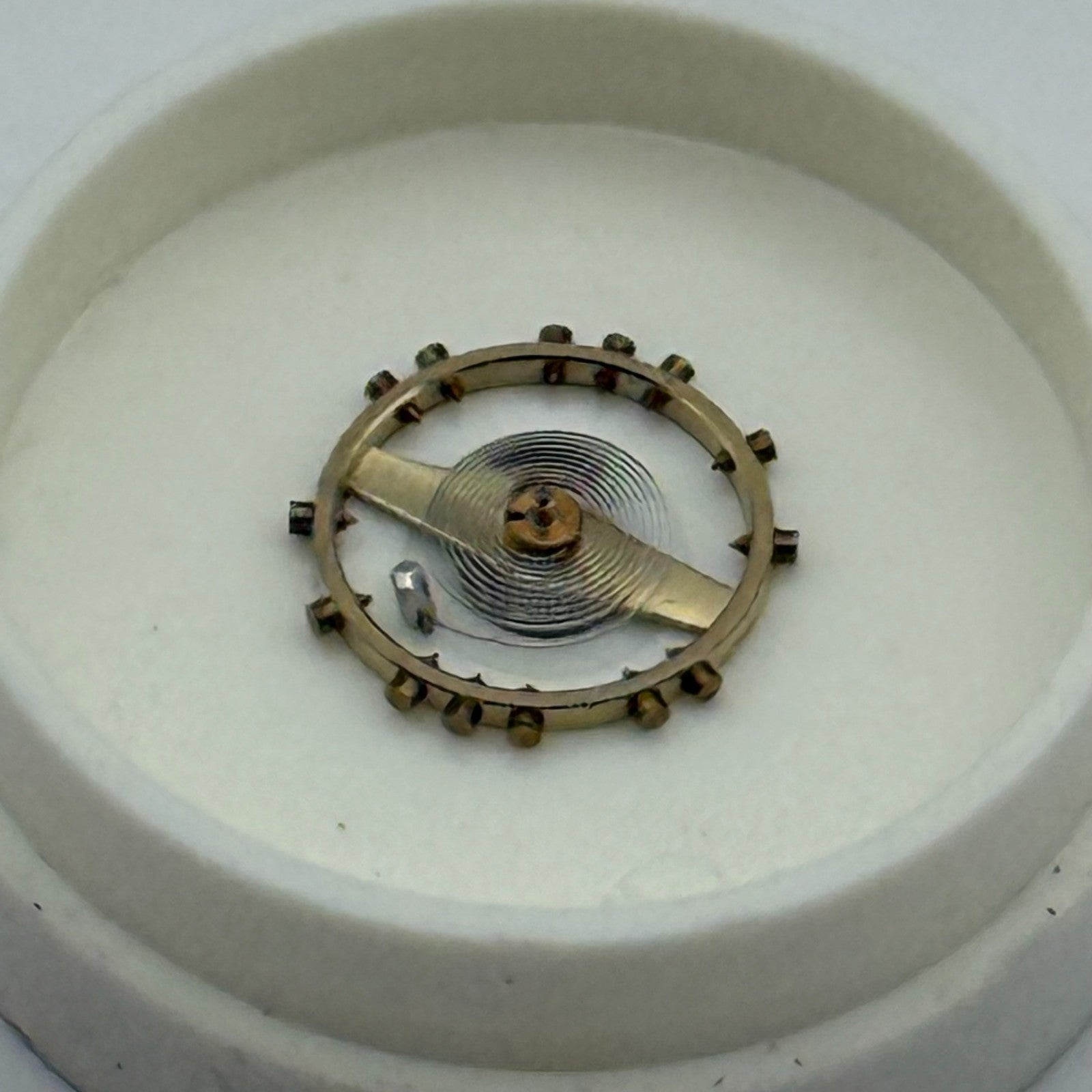 Peseux 120 Balance Wheel Complete And Spring 5¼’’’ 276 M Watch Movement Parts 