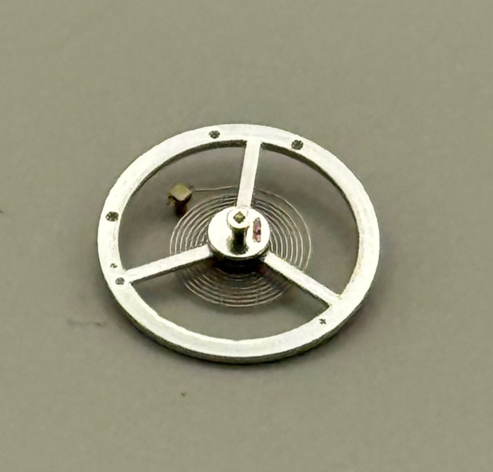 Ebosa 65 Balance Wheel Complete And Spring 12½’’’ Watch Movement Parts NOS