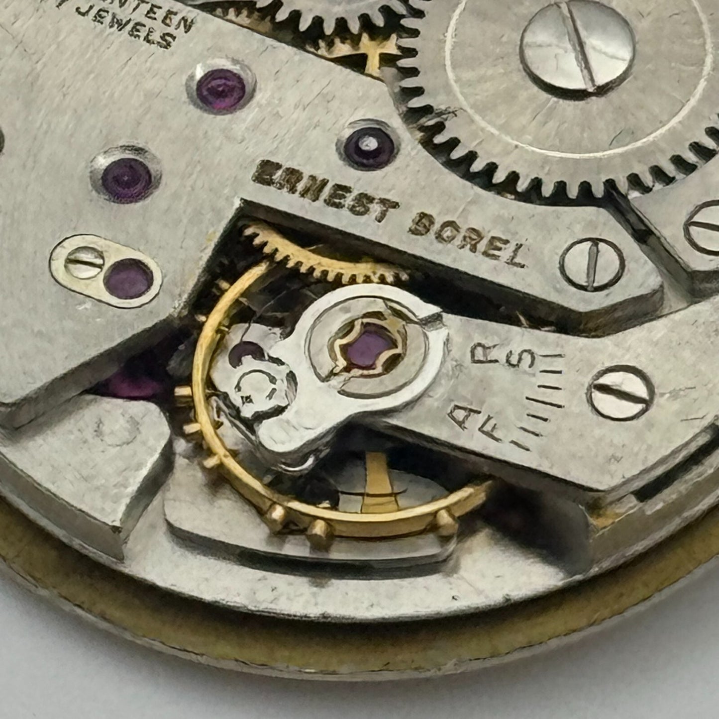 26mm Ernest Borel Incastar Manual Wind 17 Jewels Watch Movement Swiss Made PARTS