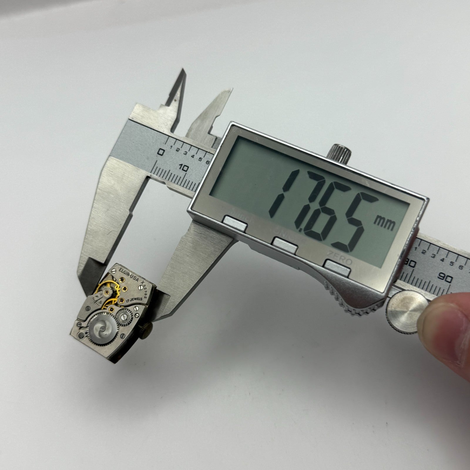 Running 1939 Vintage 15/0s Elgin 537 Model 1 American Watch Movement FOR PARTS