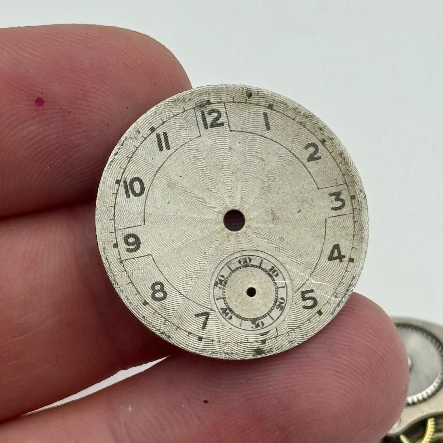 27.3mm Mens Unidentified 15 Jewels Trench Watch Movement Manual Wind Swiss PARTS