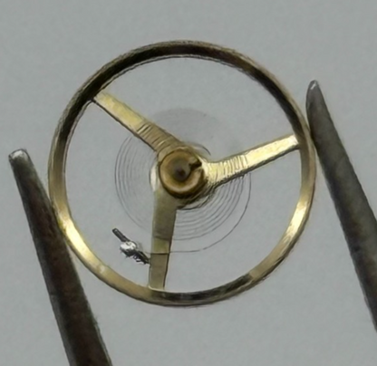 FEF 6620 Balance Wheel Complete And Spring 5 1/2''' 1450 M Watch Movement Parts 