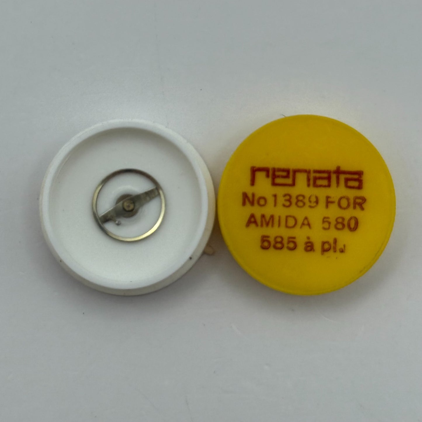 Amida 580 585 Balance Wheel Complete And Spring 1389 Watch Movement Parts NOS