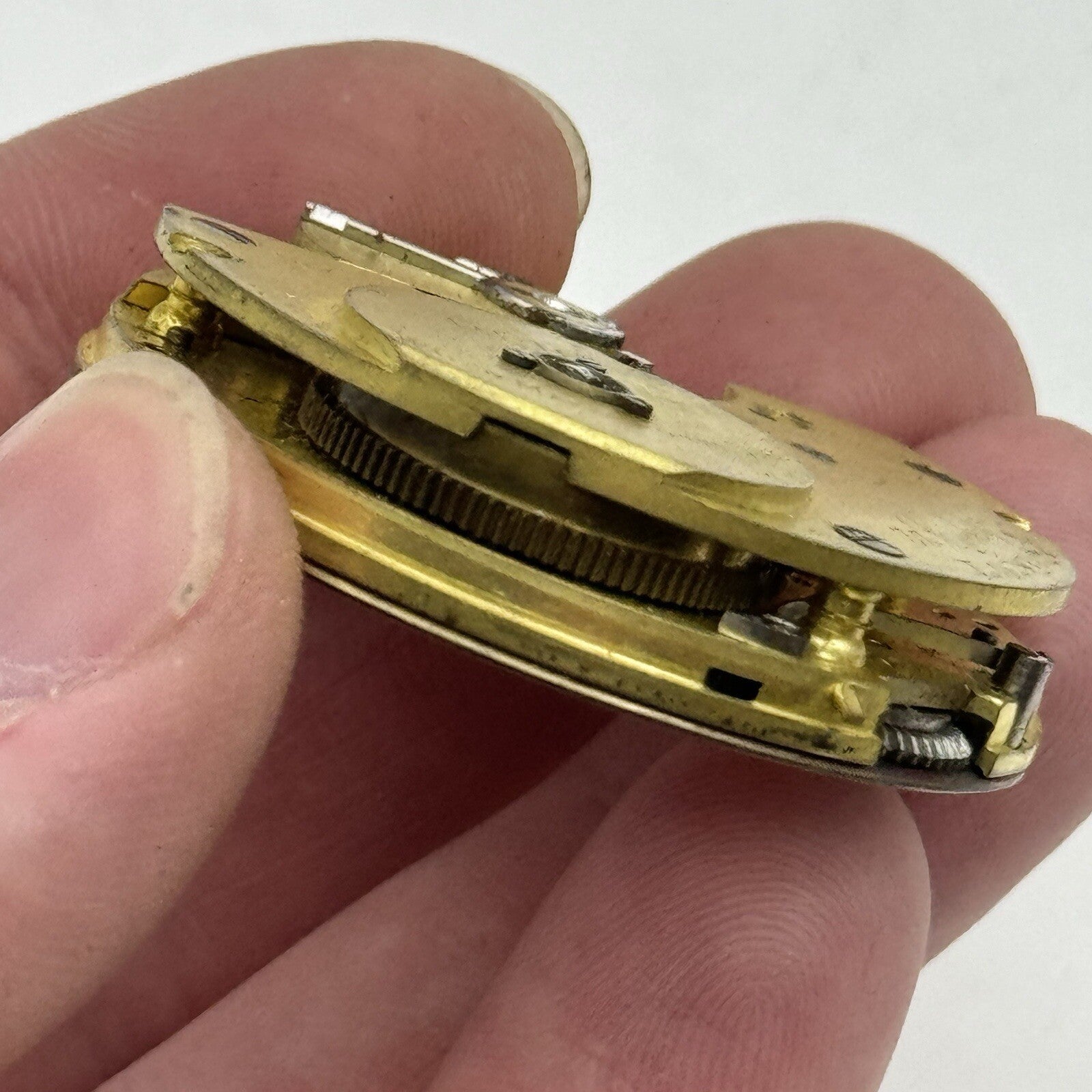 41.2mm Key Wound Dent 33 Cockspur Street London Pocket Watch Movement To Restore